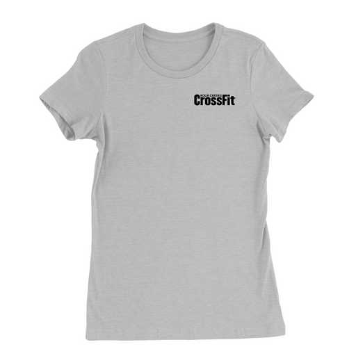 Womens Small Solid Athletic Grey Style_T-Shirt