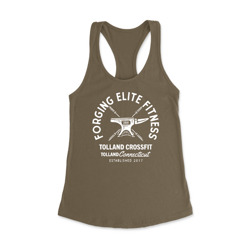 Womens X-Small Military Green Style_Tank Top
