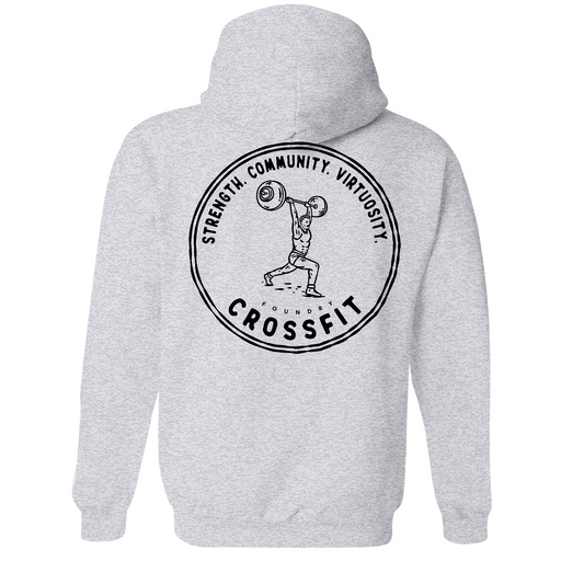 Mens Medium Grey Heather Style_Hoodie