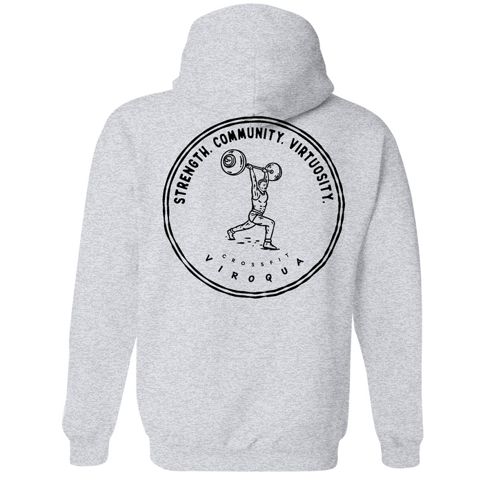 Unisex Medium Grey Heather Style_Zip_Hoodie