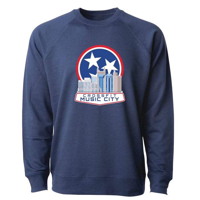 CrossFit Music City - Skyline - Mens - CrewNeck