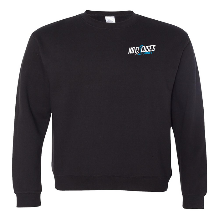 Mens 2X-Large BLACK Midweight Sweatshirt