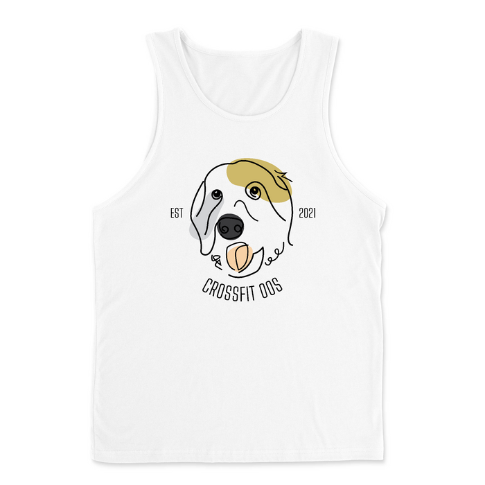 Mens 2X-Large WHITE Tank Top