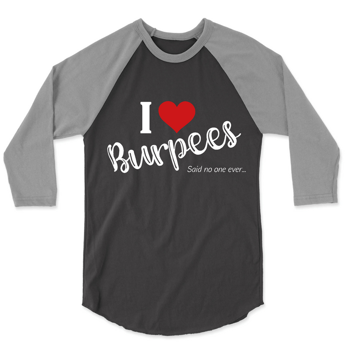 CrossFit Inua I Love Burpees - Mens - 3/4 Sleeve