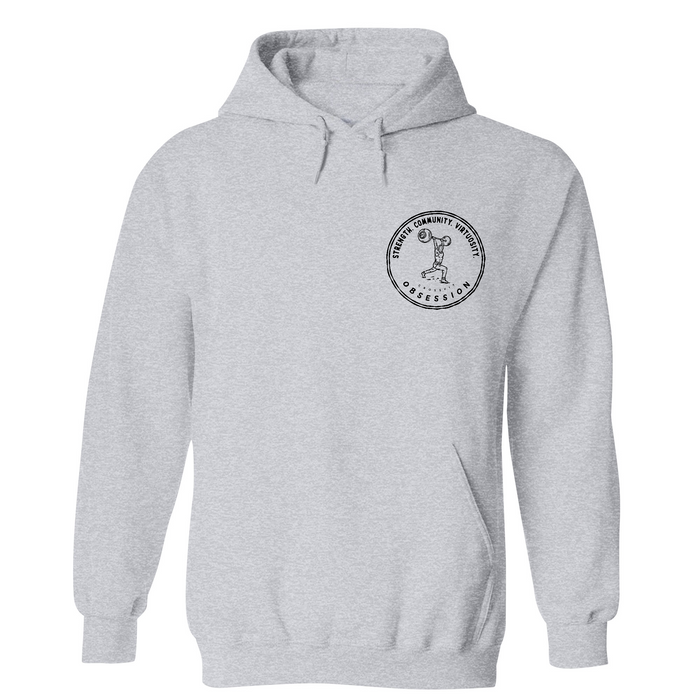 Mens Small Grey Heather Style_Hoodie