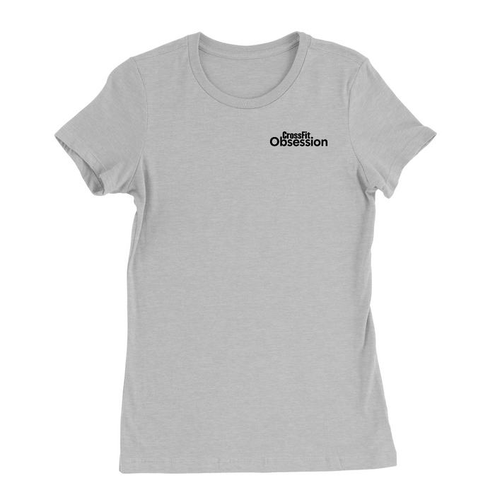 Womens Small Solid Athletic Grey Style_T-Shirt