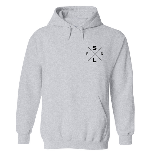 Mens Small Grey Heather Style_Hoodie