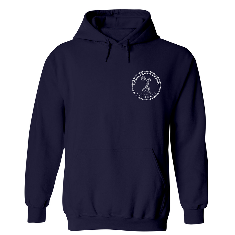 Mens Small Classic Navy Style_Hoodie