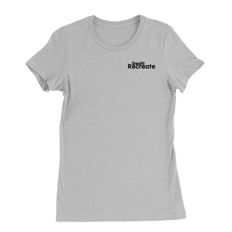 Womens Small Solid Athletic Grey Style_T-Shirt