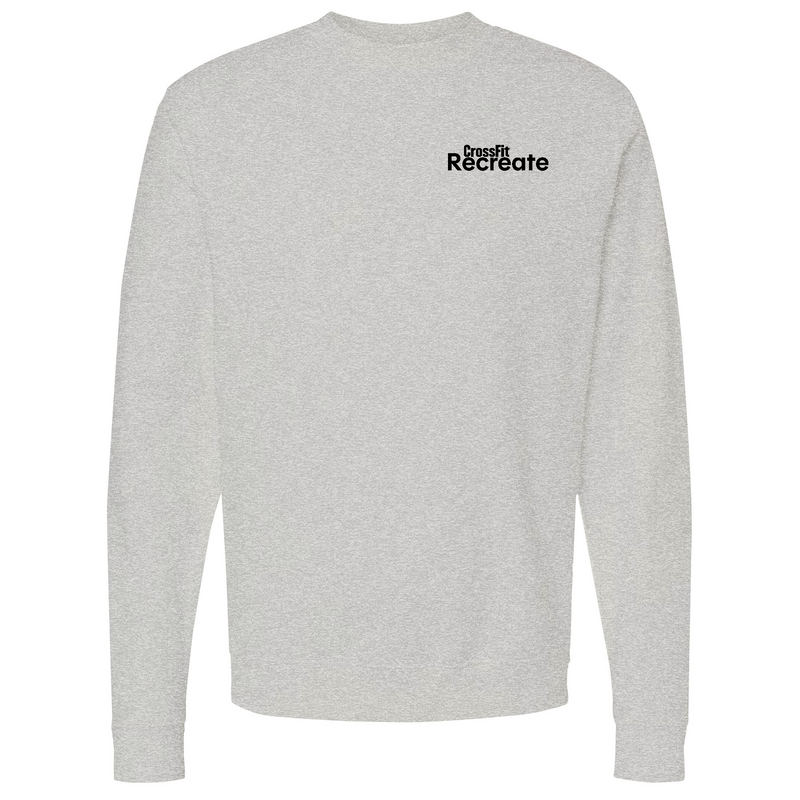 Mens Small Grey Heather Style_Sweatshirt