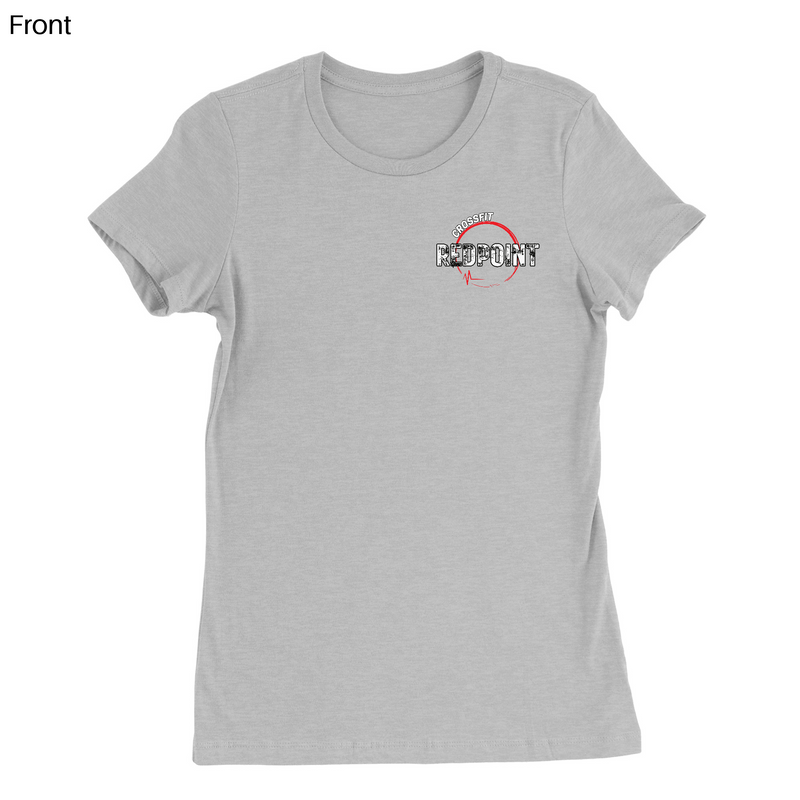 Womens Small Solid Athletic Grey Style_T-Shirt