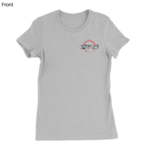 Womens Small Solid Athletic Grey Style_T-Shirt
