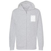 Unisex Small Grey Heather Style_Zip_Hoodie