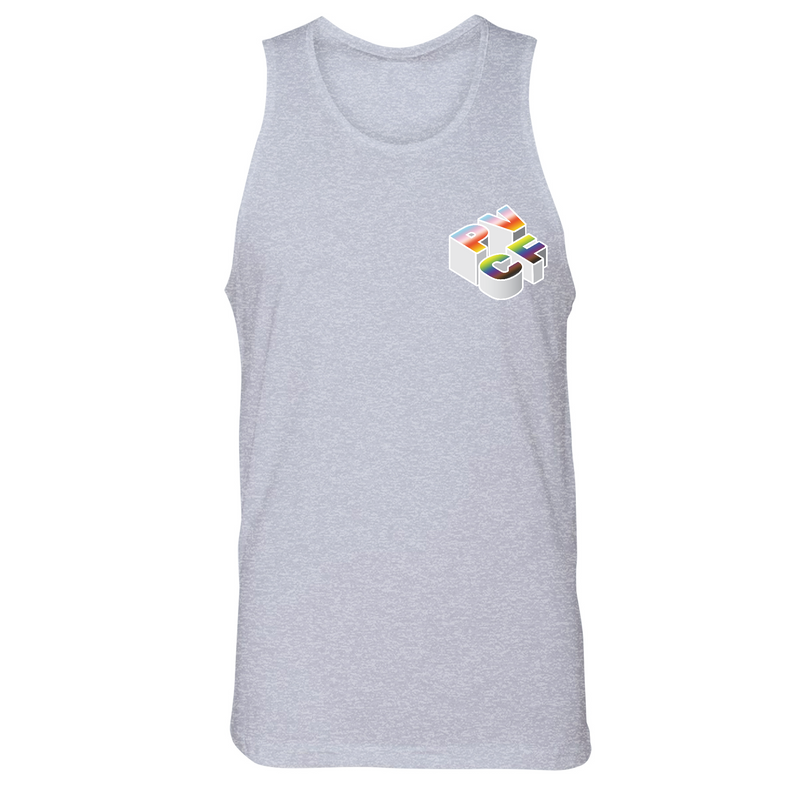 Mens Small Heather Gray Style_Tank Top