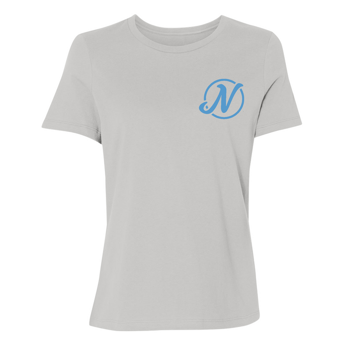 Womens Small Solid Athletic Grey Style_T-Shirt