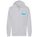 Unisex Small Grey Heather Style_Zip_Hoodie