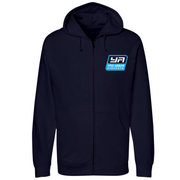 Unisex Small Navy Style_Zip_Hoodie