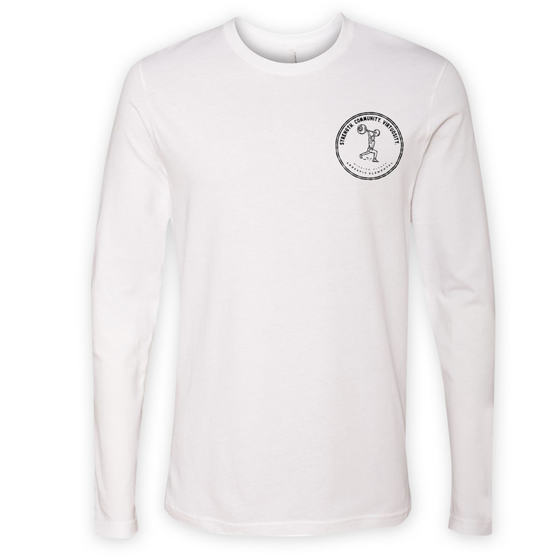 Mens Small White Style_Long Sleeve