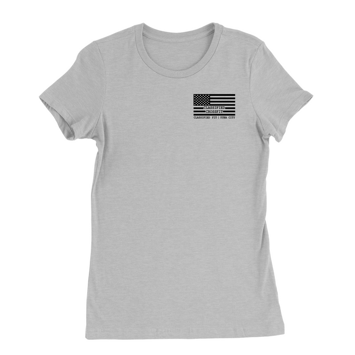 Womens Small Solid Athletic Grey Style_T-Shirt