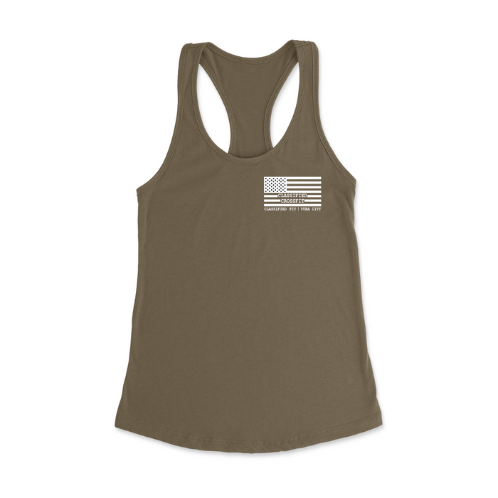 Womens X-Small Military Green Style_Tank Top