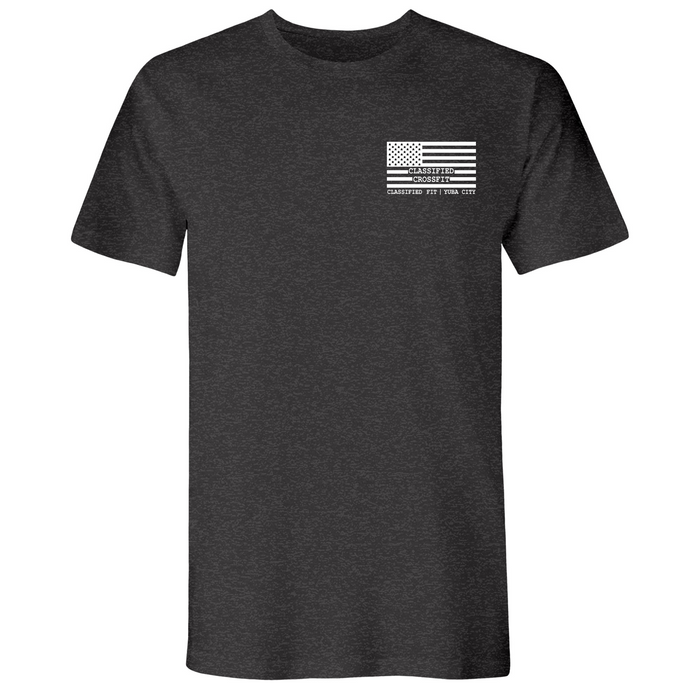 Mens Small Heather Heavy Metal Style_T-Shirt