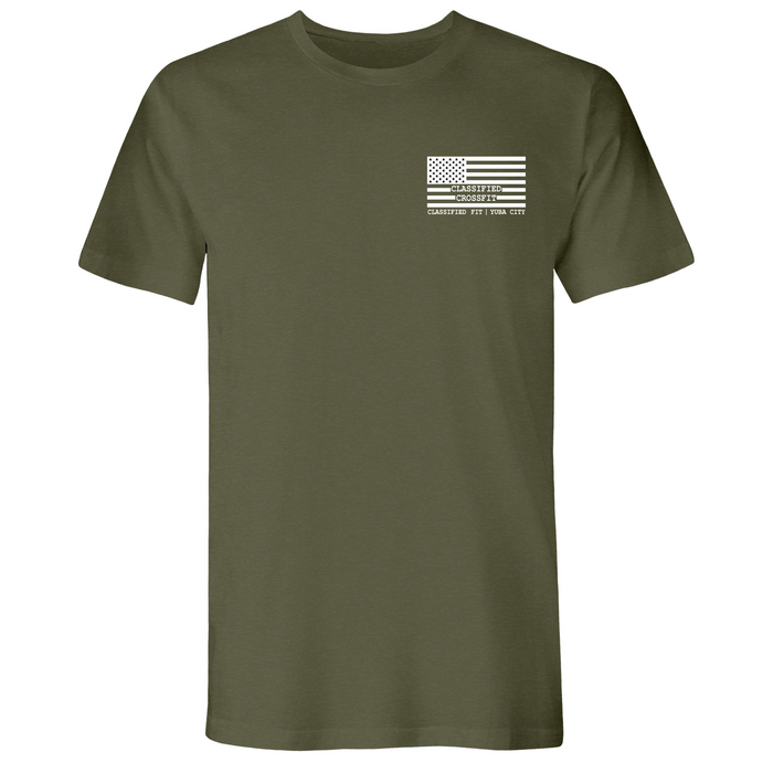 Mens Small Military Green Style_T-Shirt