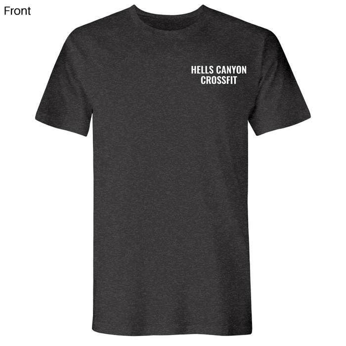 Mens Small Heather Heavy Metal Style_T-Shirt