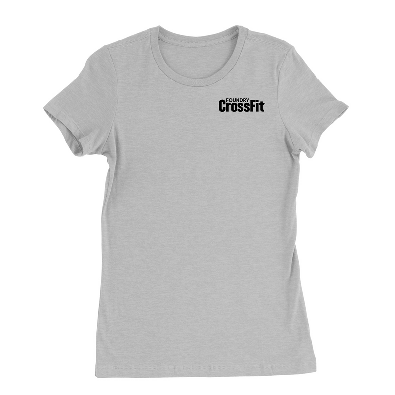 Womens Small Solid Athletic Grey Style_T-Shirt