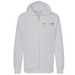 Unisex Small Grey Heather Style_Zip_Hoodie
