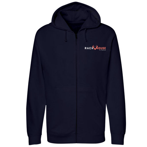 Unisex Small Navy Style_Zip_Hoodie