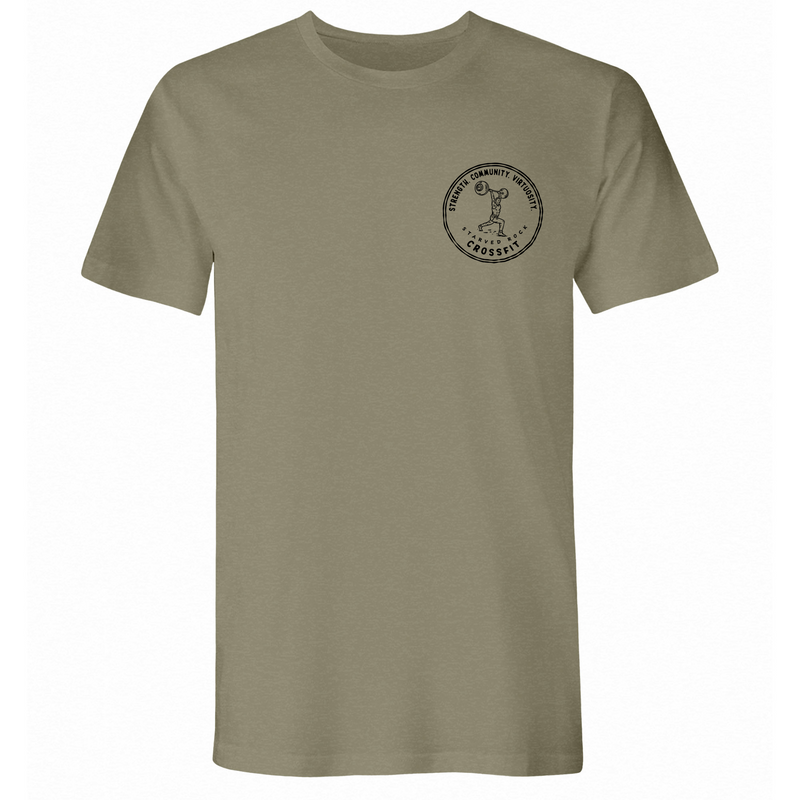 Mens Small Light Olive Style_T-Shirt
