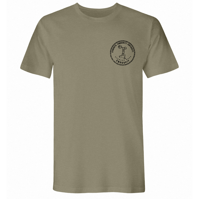 Mens Small Light Olive Style_T-Shirt