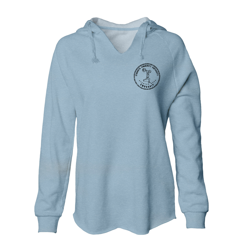 Womens Small Misty Blue Style_Hoodie