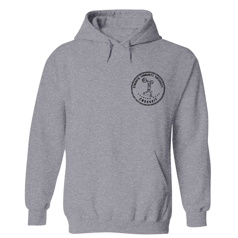 Mens Small Gunmetal Heather Style_Hoodie