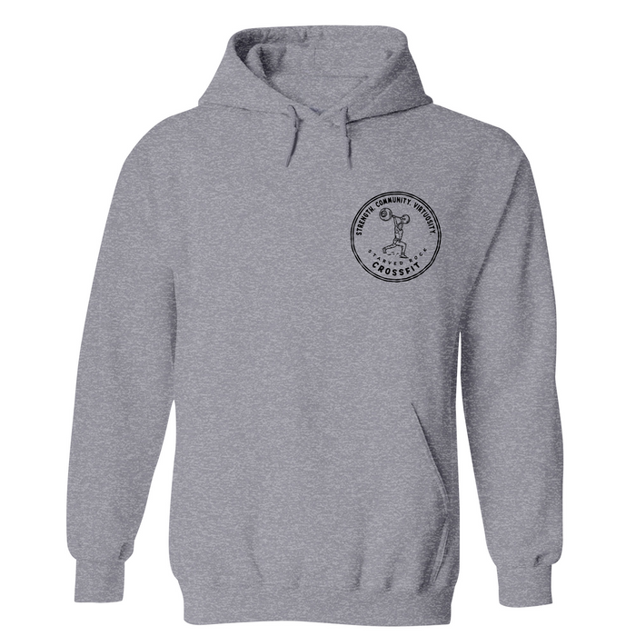 Mens Small Gunmetal Heather Style_Hoodie