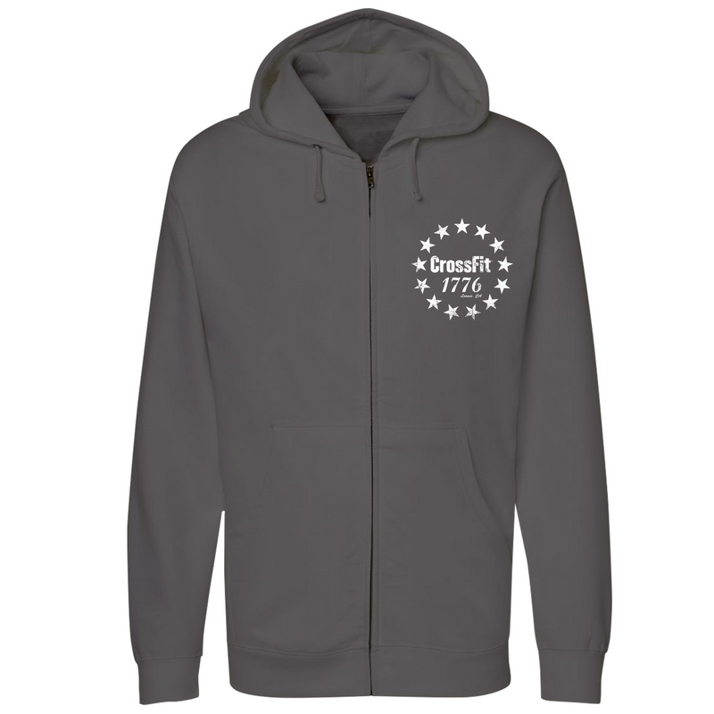 Unisex Small Charcoal Style_Zip_Hoodie