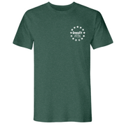 Mens Small Heather Forest Green Style_T-Shirt