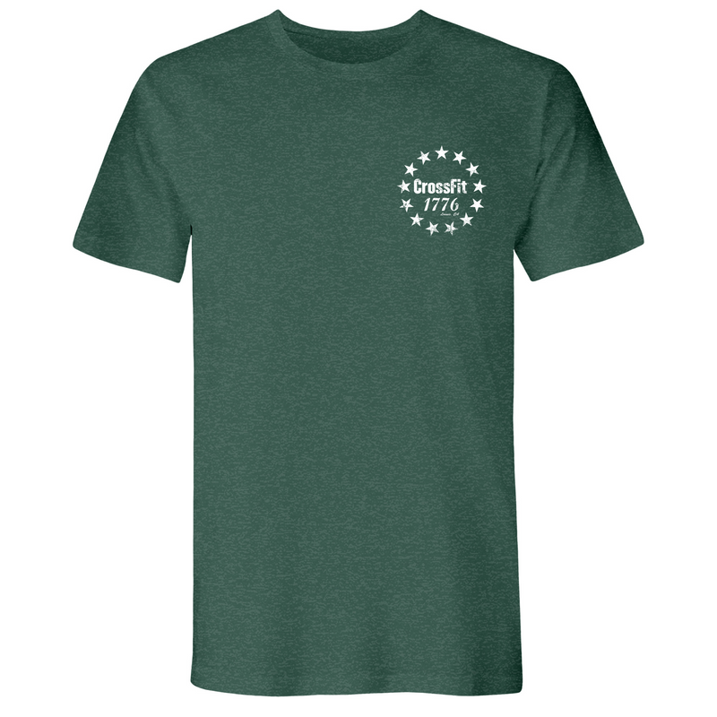 Mens Small Heather Forest Green Style_T-Shirt