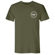 Mens Small Military Green Style_T-Shirt