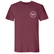 Mens Small Heather Maroon Style_T-Shirt