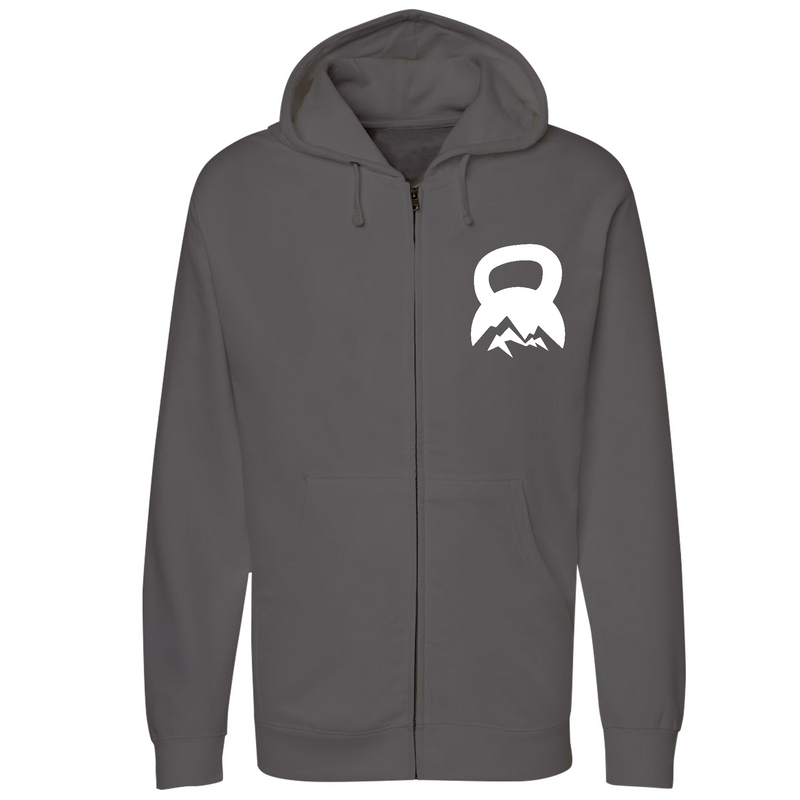 Unisex Small Charcoal Style_Zip_Hoodie
