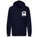 Unisex Small Navy Style_Zip_Hoodie