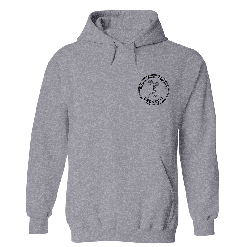 Mens Small Gunmetal Heather Style_Hoodie