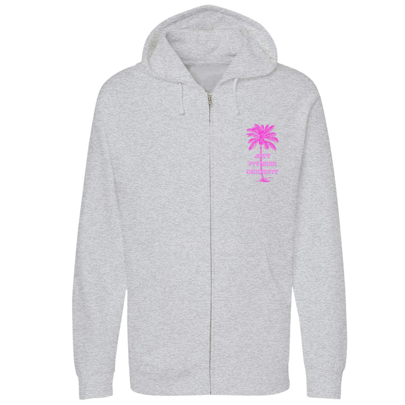 Unisex Small Grey Heather Style_Zip_Hoodie