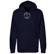 Unisex Small Navy Style_Zip_Hoodie