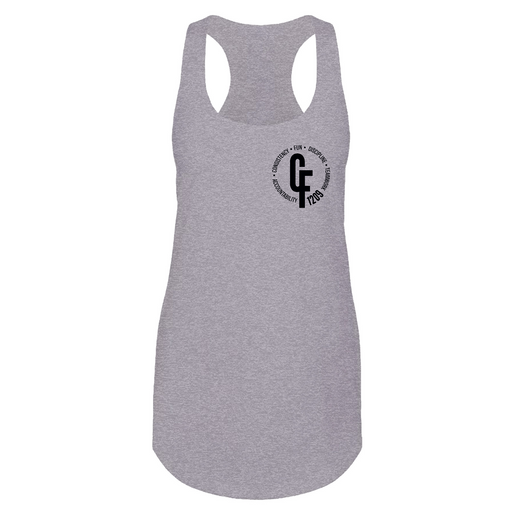 Womens Small Heather Gray Style_Tank Top
