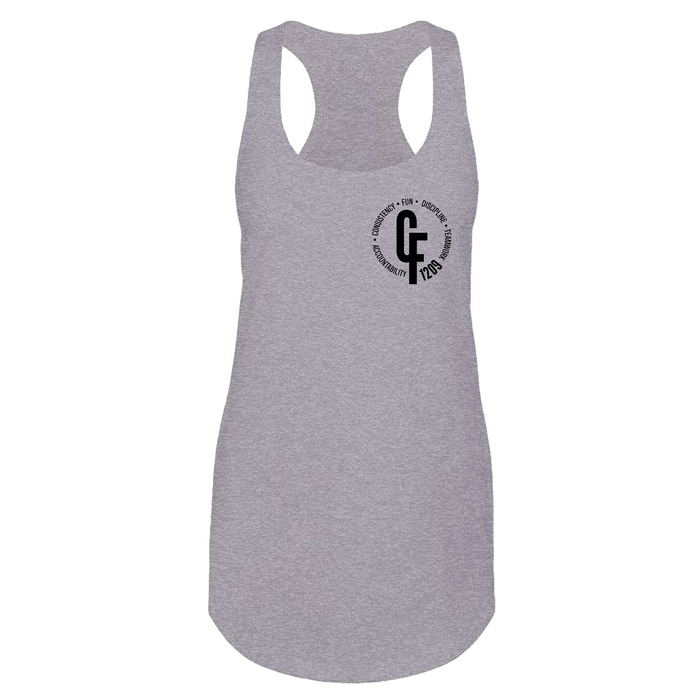 Womens Small Heather Gray Style_Tank Top