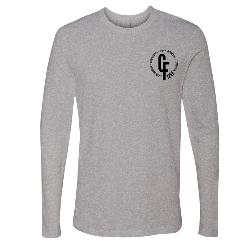 Mens Small Heather Gray Style_Long Sleeve