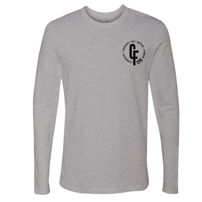 Mens Small Heather Gray Style_Long Sleeve