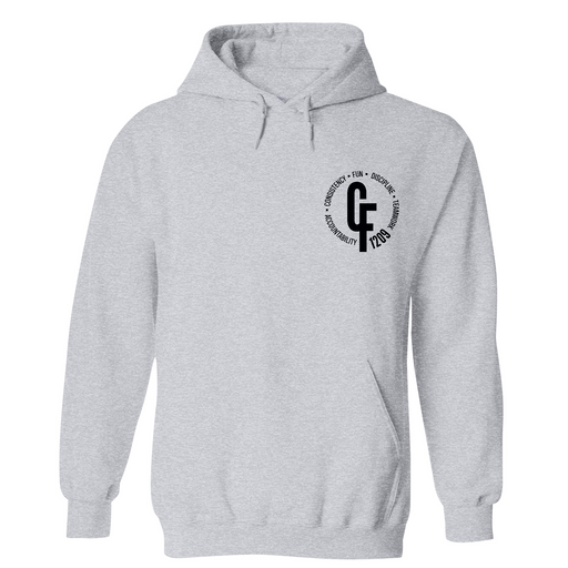 Mens Small Grey Heather Style_Hoodie